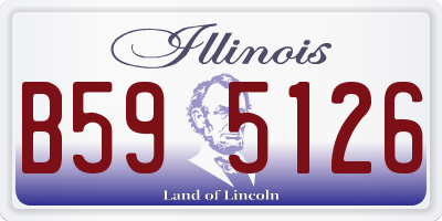 IL license plate B595126