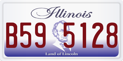 IL license plate B595128