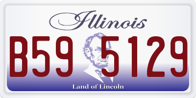 IL license plate B595129