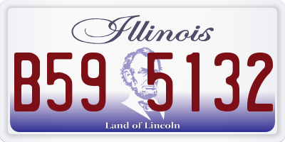IL license plate B595132