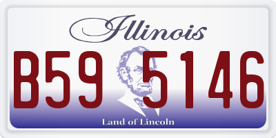 IL license plate B595146