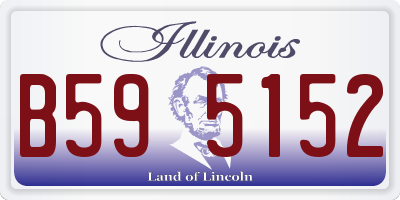IL license plate B595152