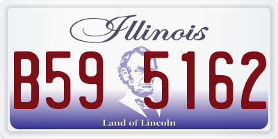 IL license plate B595162