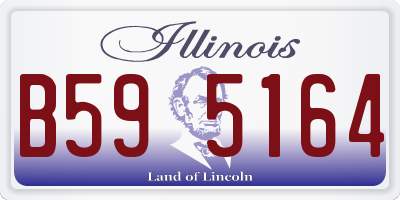 IL license plate B595164
