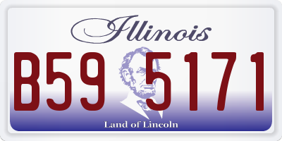 IL license plate B595171
