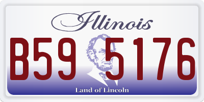IL license plate B595176