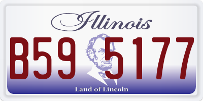 IL license plate B595177