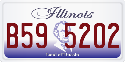 IL license plate B595202