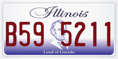 IL license plate B595211