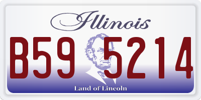 IL license plate B595214
