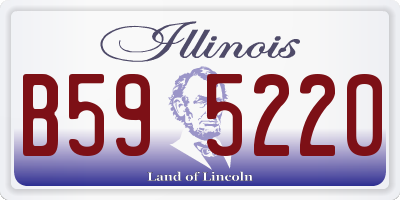 IL license plate B595220