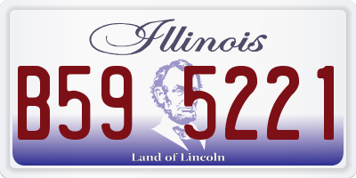IL license plate B595221