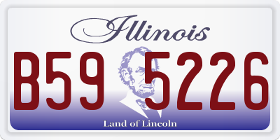 IL license plate B595226