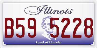 IL license plate B595228