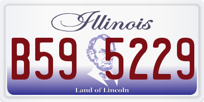 IL license plate B595229
