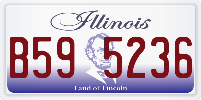 IL license plate B595236