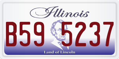 IL license plate B595237