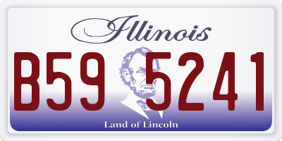 IL license plate B595241