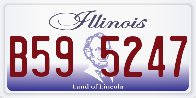 IL license plate B595247