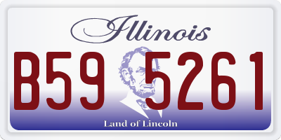 IL license plate B595261