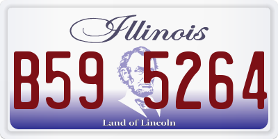 IL license plate B595264