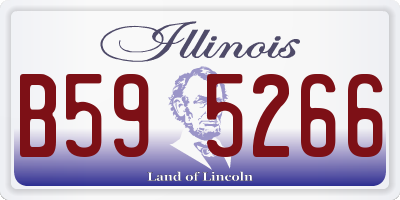 IL license plate B595266