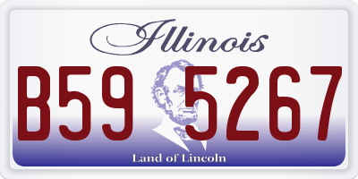 IL license plate B595267