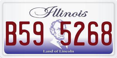 IL license plate B595268