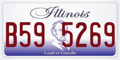 IL license plate B595269