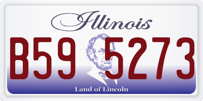IL license plate B595273