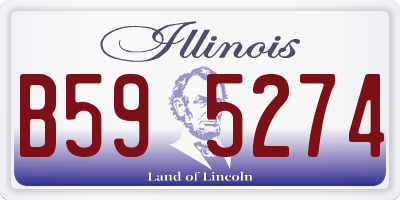 IL license plate B595274