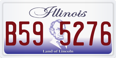 IL license plate B595276