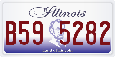 IL license plate B595282