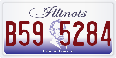 IL license plate B595284