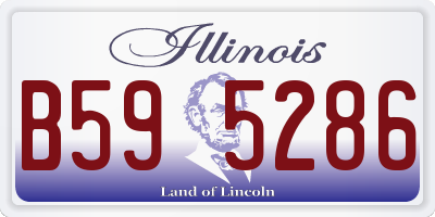 IL license plate B595286