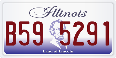 IL license plate B595291