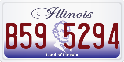 IL license plate B595294