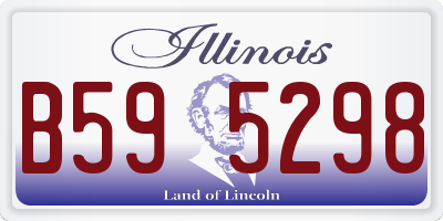 IL license plate B595298