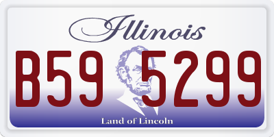 IL license plate B595299