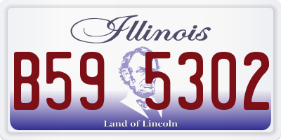 IL license plate B595302