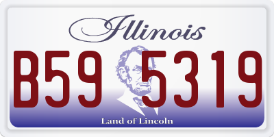 IL license plate B595319