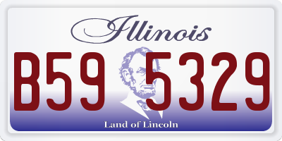 IL license plate B595329