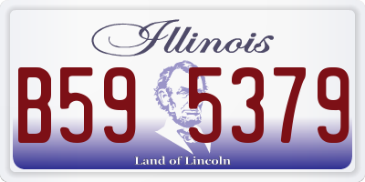 IL license plate B595379