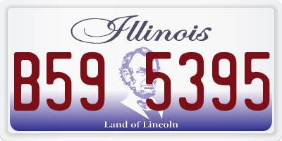 IL license plate B595395