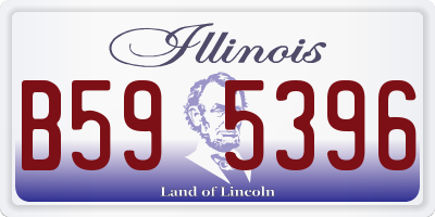 IL license plate B595396