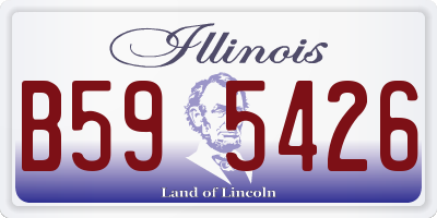 IL license plate B595426