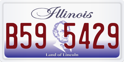 IL license plate B595429