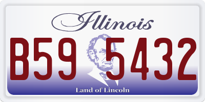 IL license plate B595432