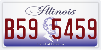 IL license plate B595459