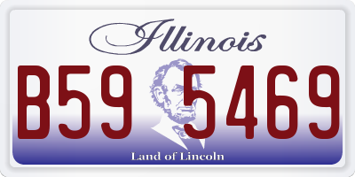 IL license plate B595469